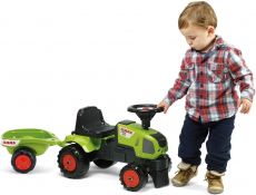 Дитячий трактор каталка з причепом Falk 1012B Baby Claas Axos 310